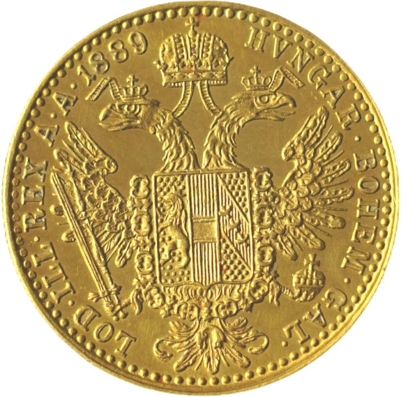 Zlatá mince Rakousko - Uhersko - 1 Dukát 1889