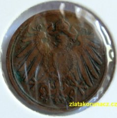 Německo - 1 Reich Pfennig 1892 G