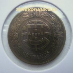 Portugalsko - 50 centavos 1926