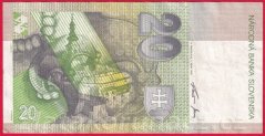Slovenská republika - 20 Korun 1995 "B"