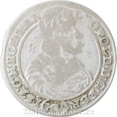 XV. krejcar 1662 GH - Vratislav varianta 1