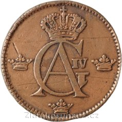 Švédsko - 1/2 skilling 1803