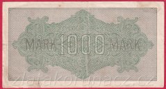 Německo - 1000 mark 15.9.1922 - série G-WM