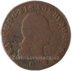 1/2 krejcar 1800 C