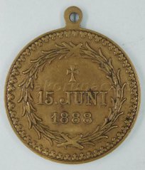 Německo - Friedrich III. - Úmrtí 15. juni 1888