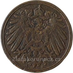 Německo - 1 Reich Pfennig 1895 A