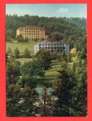 Teplice nad Bečvou - pohled na lázeňský areál