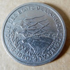 Afrika - Centrální - 50 francs 1980 A