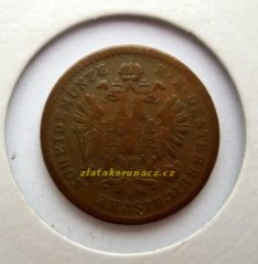 1 krejcar 1858 V