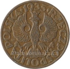 Polsko - 5 groszy 1935