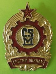 Čestný odznak ČSM