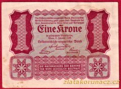 Vídeň - 1 koruna - 1922