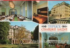 Teplice - Císařské lázně - jídelna, pokoje