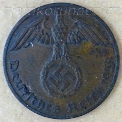 Německo - 1 Reichspfennig 1938 F