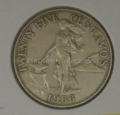 Filipíny - 25 centavos 1966