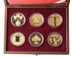 Kompletní sada mincí mimořádných ražeb 6x10.000Kč Proof
