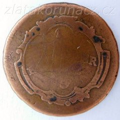 1/2 Krejcar 1772 G