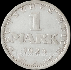 Německo- Výmar-1 marka-1924 A
