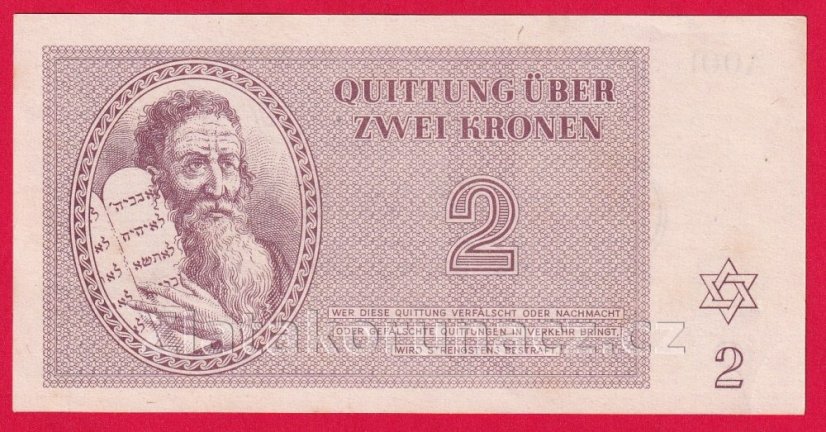 2 K - Terezínská poukázka A 001