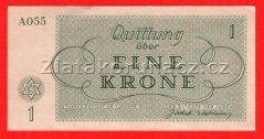 1 K - Terezínská poukázka A 055