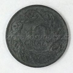 Polsko - 10 groszy 1923 zinek