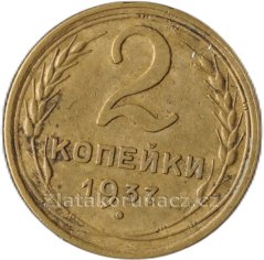 Rusko - 2 kopějka 1937