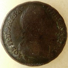 1/2 Krejcar 1774 S