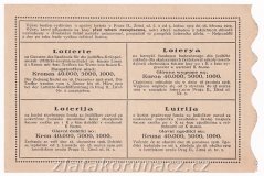 Los - 1 koruna - Jedličkův ústav, škola pro invalidy - r.1918