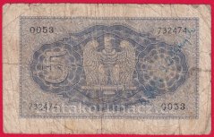 Itálie - 5 lire 1940