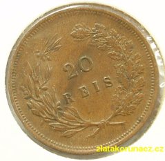 Portugalsko - 20 reis 1891