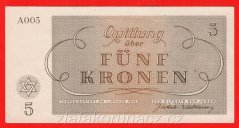 5 K - Terezínská poukázka A 005