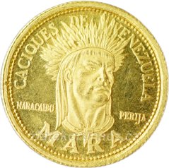 Zlatá mince - Venezuela - Caciques de Venezuela Gold Mara