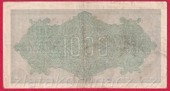 Německo - 1000 mark 15.9.1922 - série G-CD