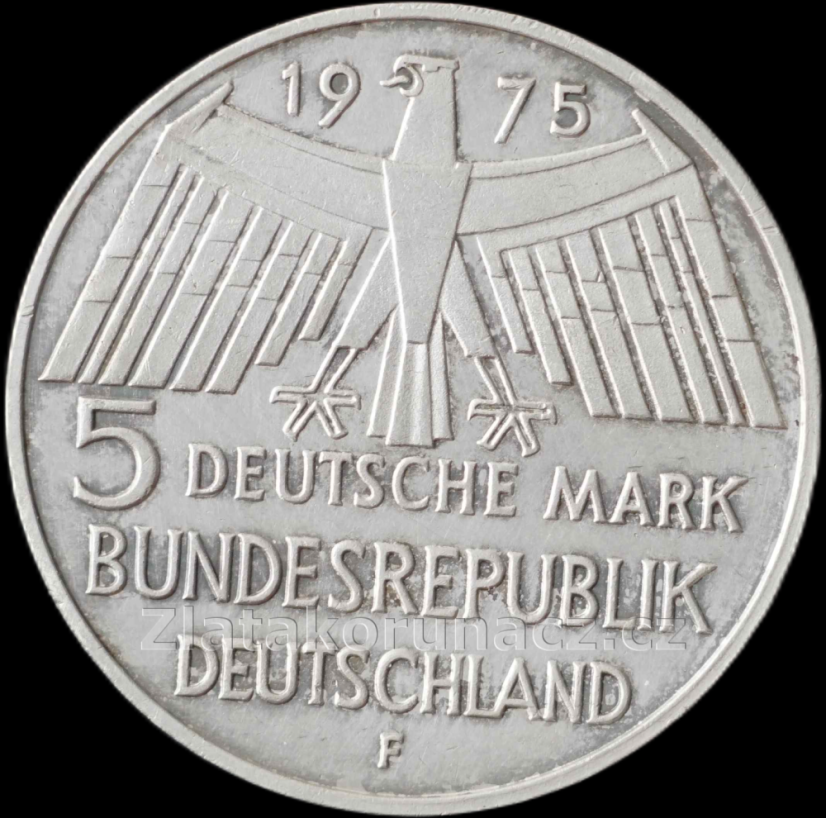 5 marka-1975 F - Europäisches Denkmalschutziahr