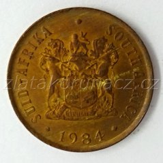 Afrika jižní (Jihoafrická rep.) - 1 cent 1984