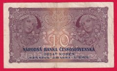 10 korun 1927 s. N 182