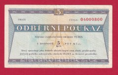 5 Tkčs - Tuzexová poukázka 1983/ IV