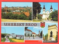 Uherský Brod-Kostel,Sídliště,Náměstí,Pomník Komeského