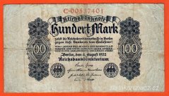 Německo - 100 mark 4.8.1922 - série C