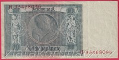 Německo - 10 Reichsmark 22.1.1929 - série H-K - 8 m.č.