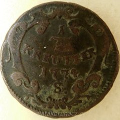 1/2 Krejcar 1774 S