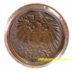 Německo - 1 Reich Pfennig 1907 D
