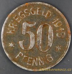 Německo - Ratiboř - 50 pfennig 1918