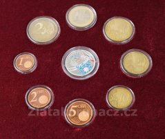 Sada dřevěná 2014 - Slovenské euromince 2014 proof like