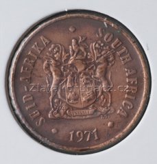 Afrika jižní (Jihoafrická rep.) - 1 cent 1971