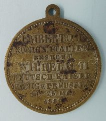Německo - Wilhelm II. - Návštěva italského krále 1889
