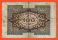 Německo - 100 Mark 1.11.1920 - série P-O