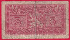 5 Kčs 1949 A 20