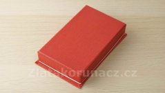 Krabička na vyznamenání - červená