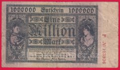 Hamborn - 1 000 000 mark 1.8.1923 - série F